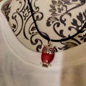 Owl necklace comes in 4 colors